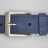 blauwe extra lange riemen op maat