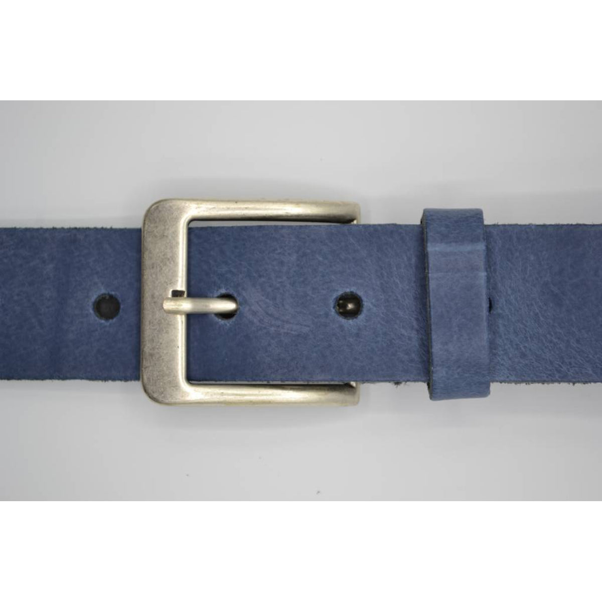 blauwe extra lange riemen op maat