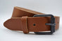 split lederen 40mm cognac casual riem