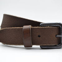 golf gelaserde bruine echt lederen riem