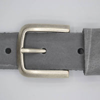 split lederen licht grijze dames/heren riem