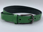 2cm brede damesriem met groene slangenprint