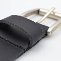 4,5cm echt lederen casual zwarte riem.