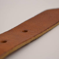 Cognac 3cm brede unieke riem