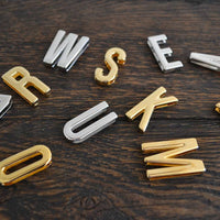Letters In het goud