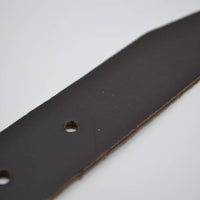 split lederen bruine kinder riem