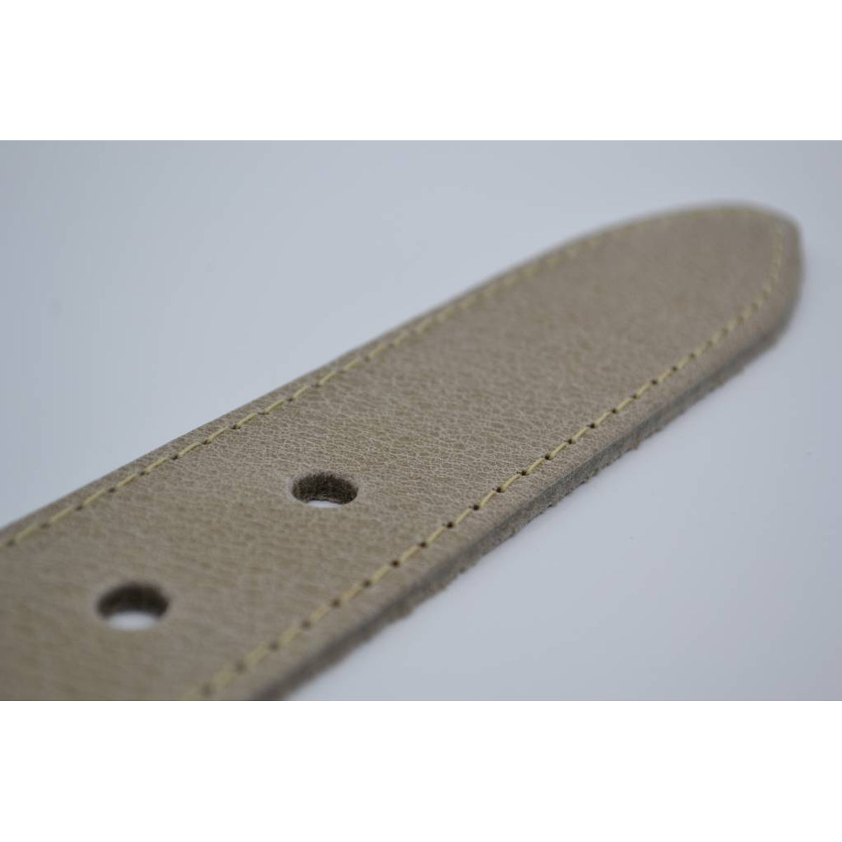 4cm taupe gestikt italiaans volnerf lederen riem