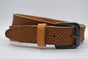 golf gelaserde cognac echt lederen riem