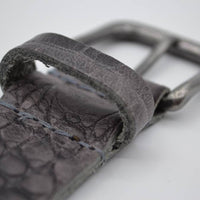 3cm grijze italiaans volnerf lederen casual riem