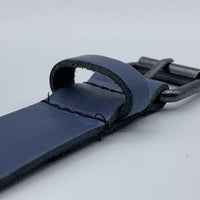 Blauwe stoere kinderriem