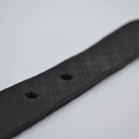 3cm zwarte kinder riem met sneeuvlok print