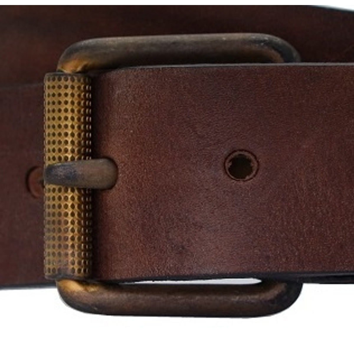 4cm brede bruine riem.