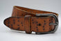 Stoere cognac echt lederen riem