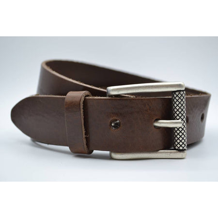 bruine italiaans volnerf lederen casual riem