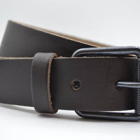 split lederen 40mm bruine casual riem