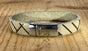 Ecru armband vintage gelaserd met brick print.