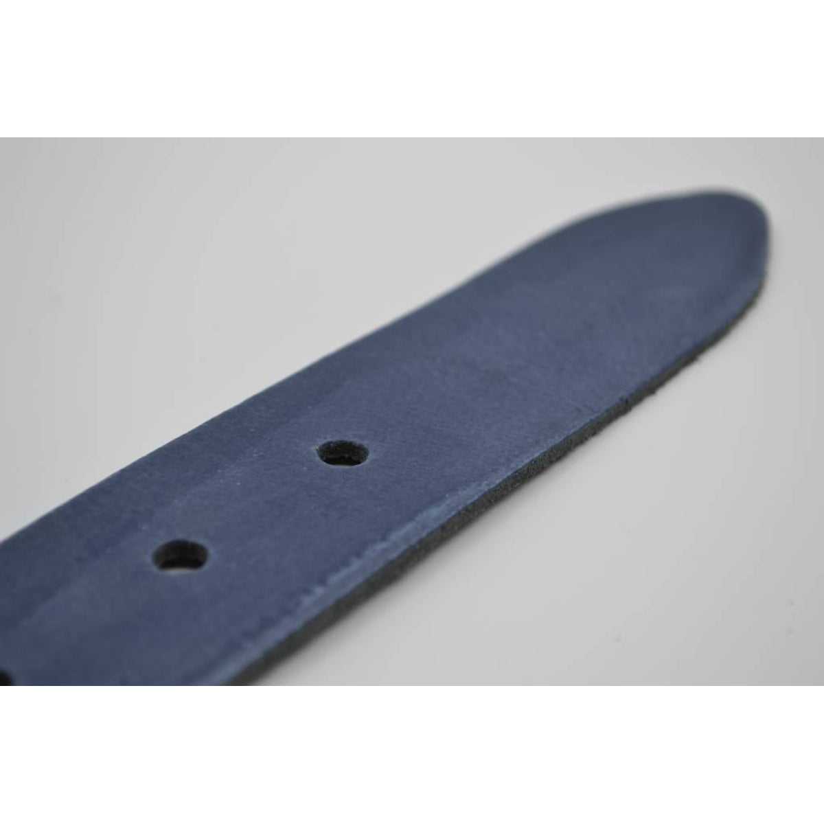 split lederen 40mm blauwe casual riem