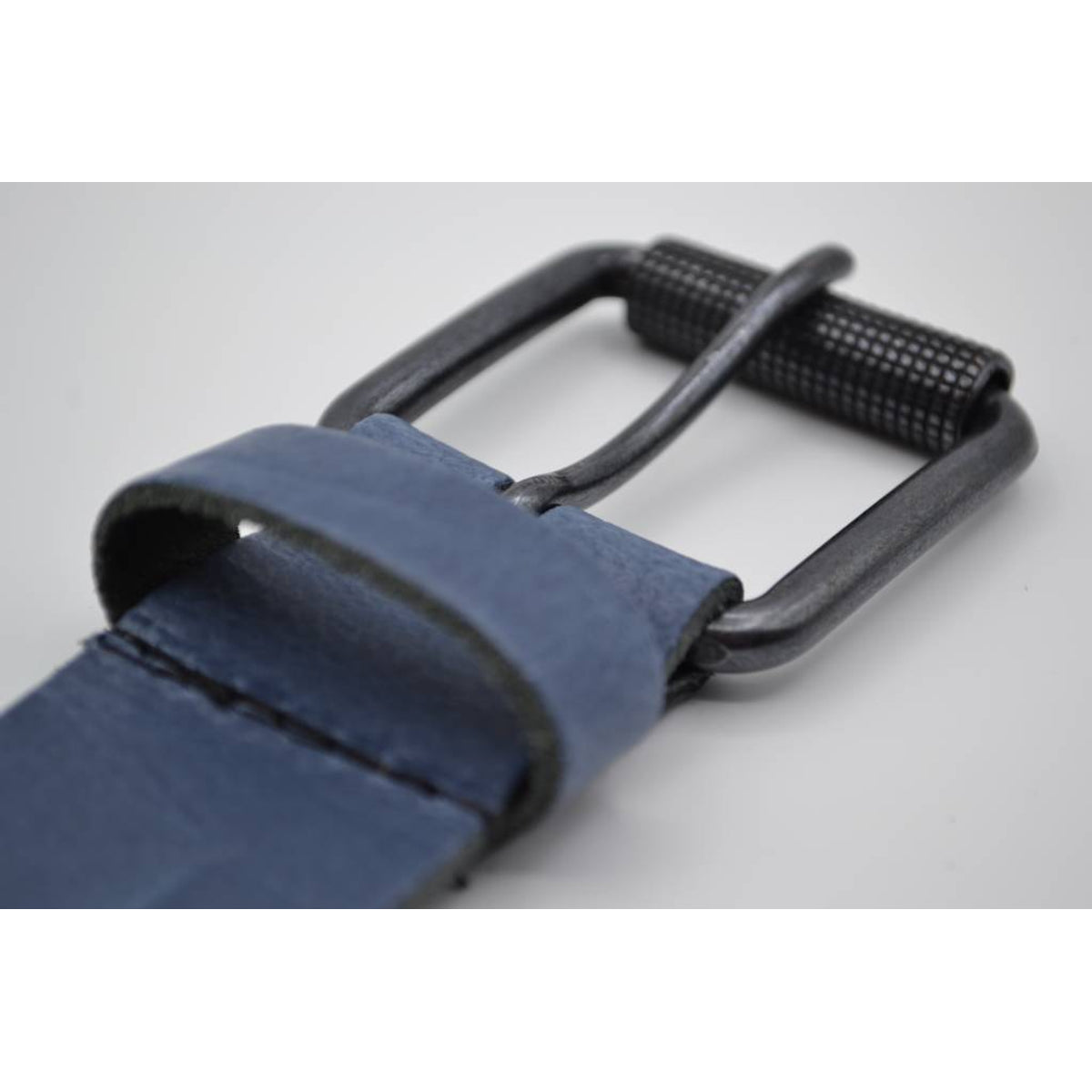 split lederen blauwe casual dames/heren riem