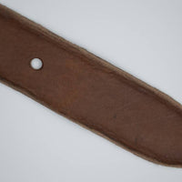 bruine italiaans lederen casual riem