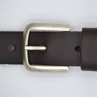 split lederen bruine kinder riem