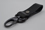 Zwarte sleutelhanger met naam of logo