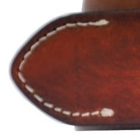 Wilskin casual 3.5cm brede cognac riem.