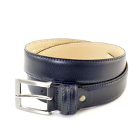 moderne blauwe heren riem.