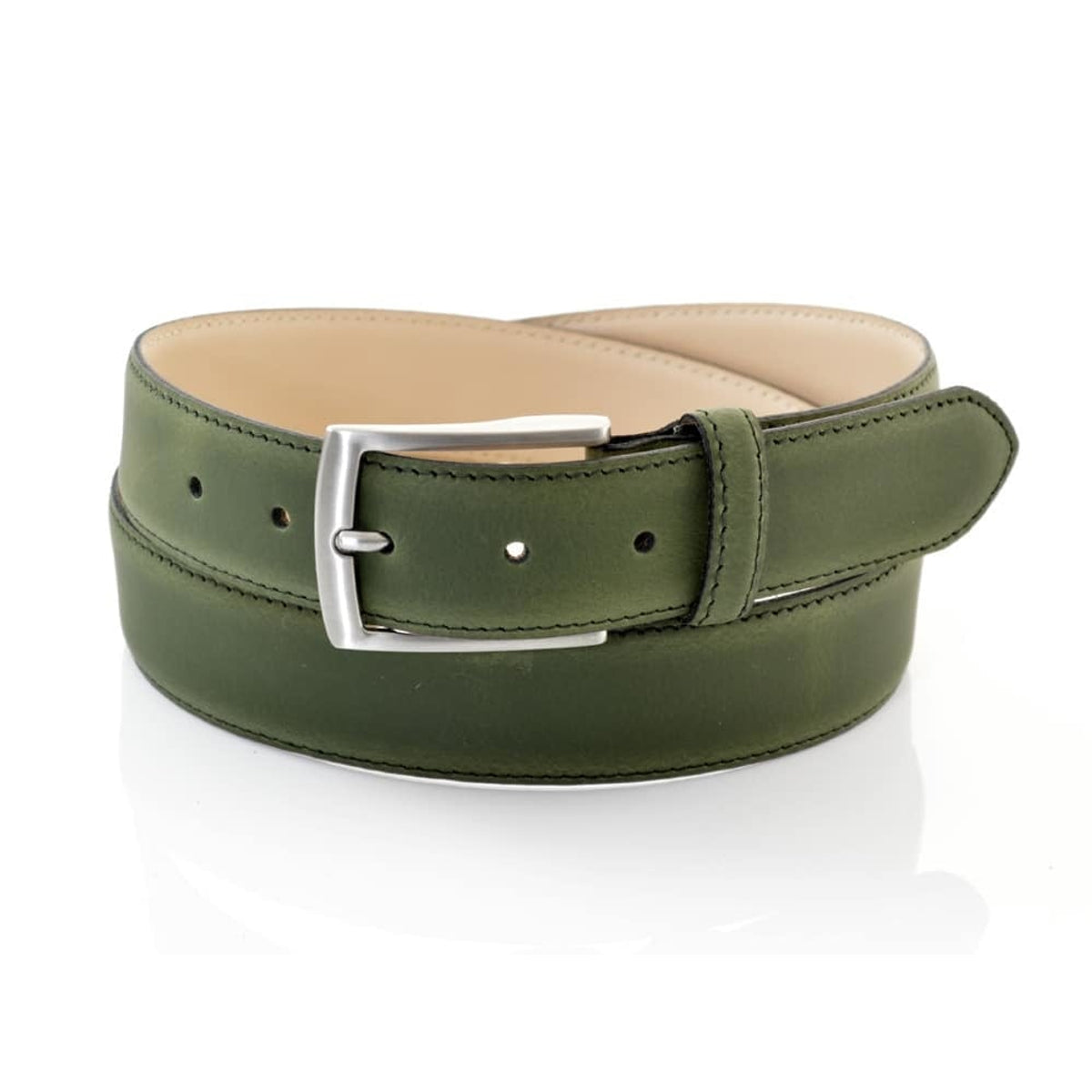Olijfgroene nette riem