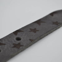 3cm grijze kinder riem met sterprint