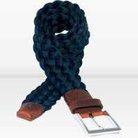 Blauwe nette gevlochten riem