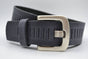 split lederen 40mm antracite casual perforatie riem