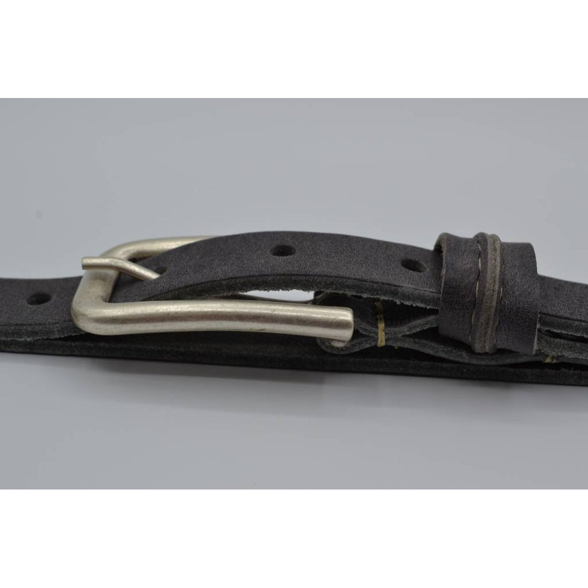grijze 20mm brede riem met speelse lus