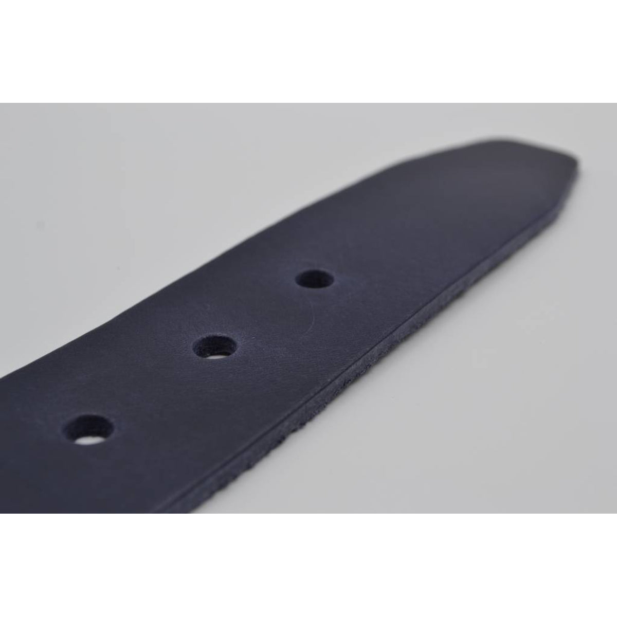 4,5cm blauwe studriem van Italiaans volnerf leer 