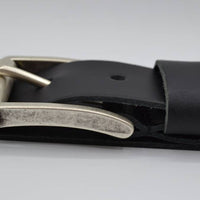 4,5cm echt lederen casual zwarte riem.