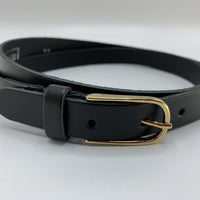 Zwarte riem met gouden gesp