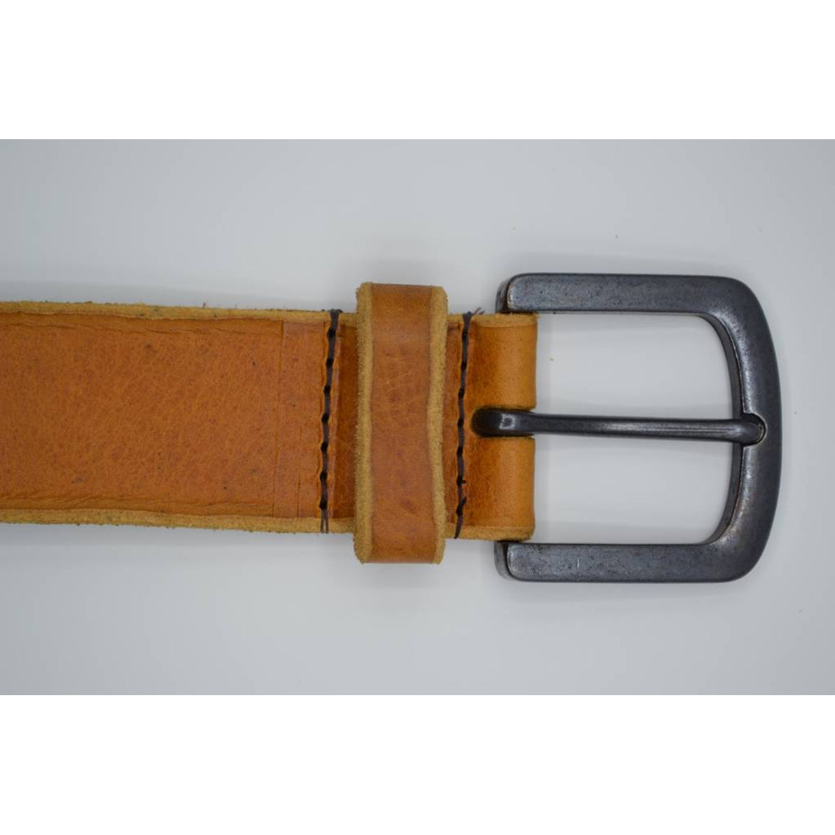 Cognac italiaans lederen casual riem
