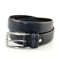 Donker blauwe nette herenriem 