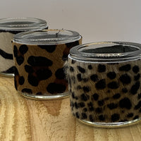 Zebra print waxinelichthouder