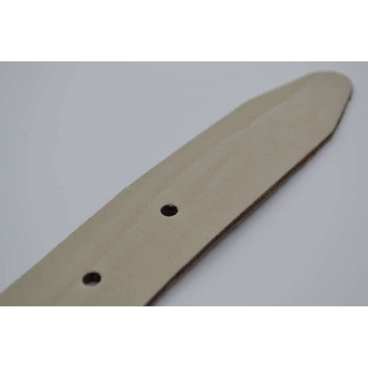 split lederen ecru kinder riem 