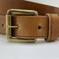 cognac riem met gave details.