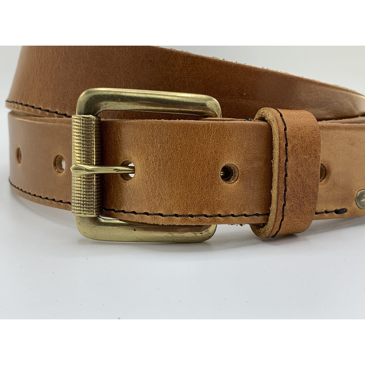cognac riem met gave details.