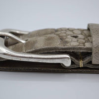 3cm taupe italiaans volnerf lederen casual riem