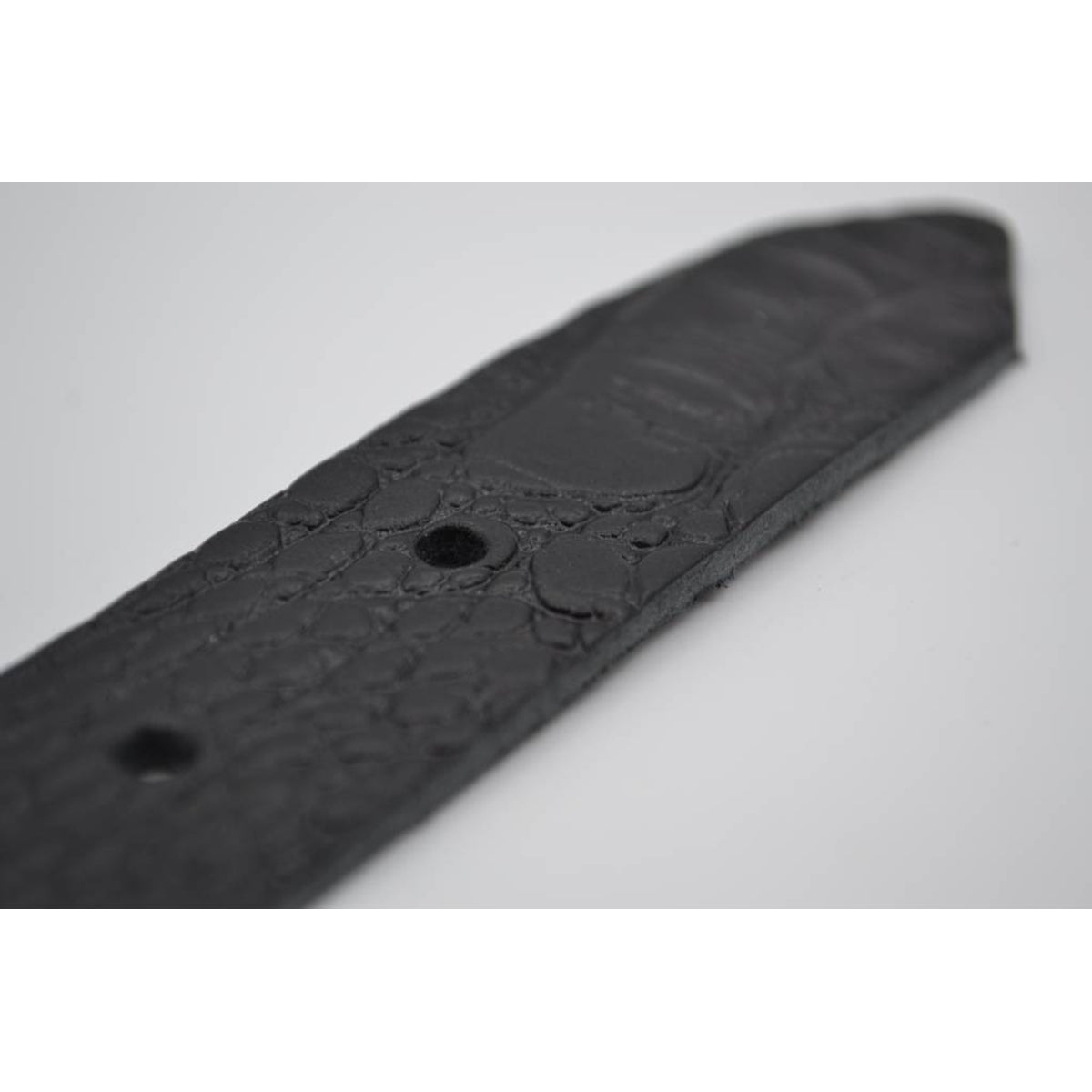 3cm zwarte italiaans volnerf lederen casual riem