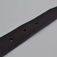 golf gelaserde blauwe echt lederen riem 