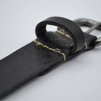3cm zwarte kinder riem met sneeuvlok print
