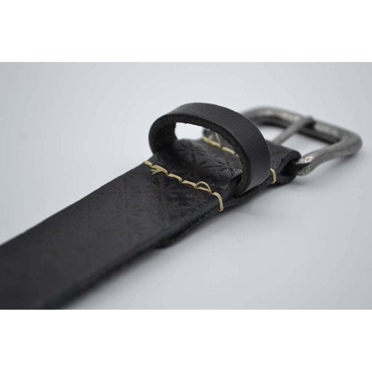 3cm zwarte kinder riem met sneeuvlok print