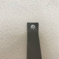 Leren Plankdragers licht grijs inclusief plank