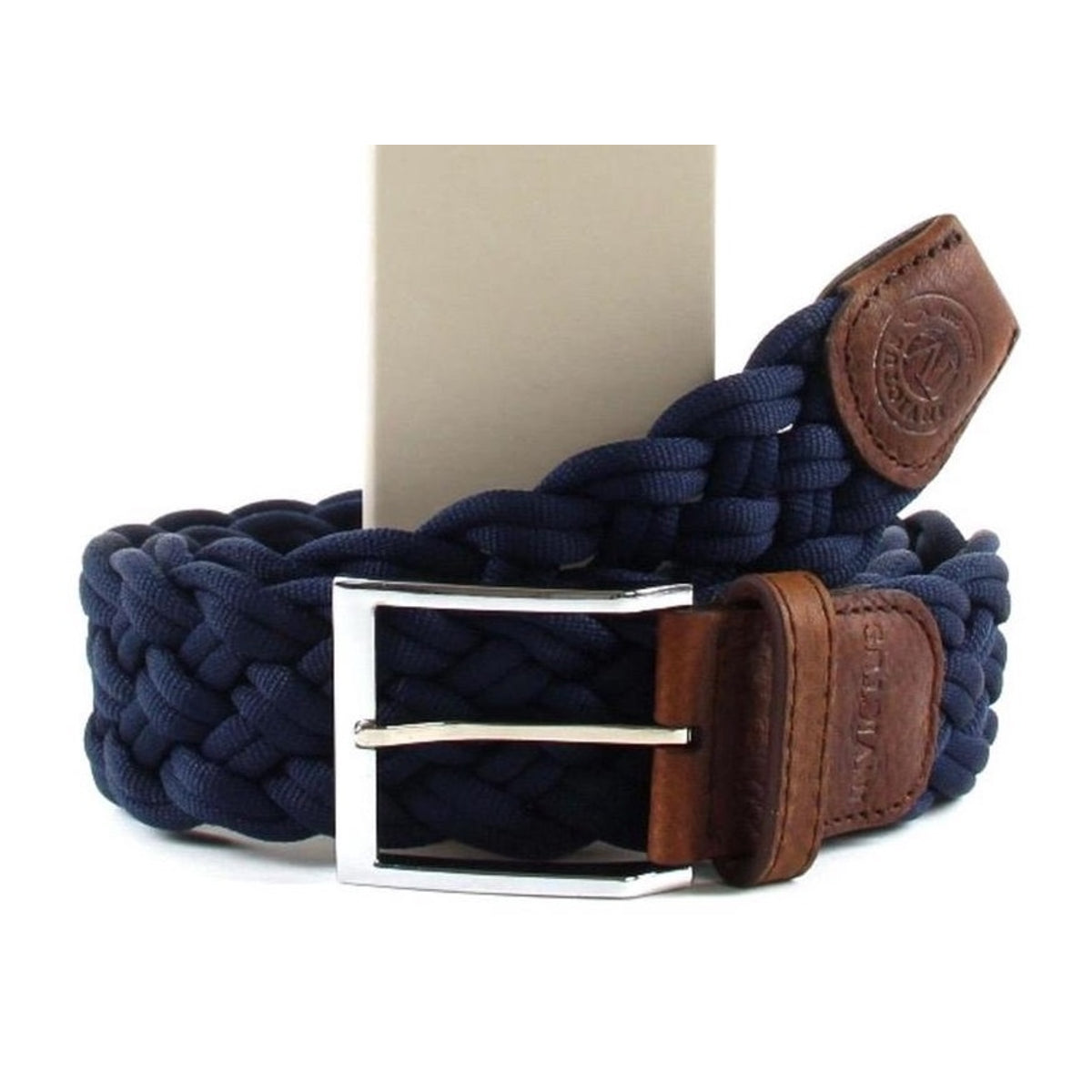 Blauwe nette gevlochten riem