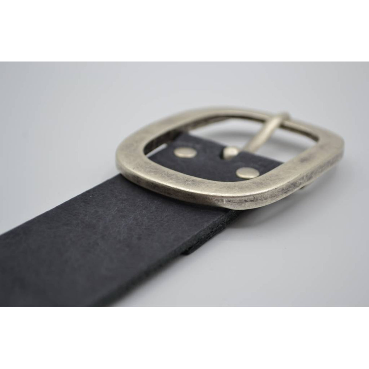4cm split lederen antracite riem.