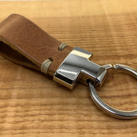 Cognac Sleutelhanger met naam of initialen